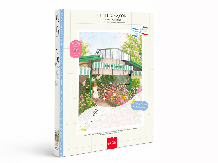 Coloriage au numéro La saison des fleurs - Petit Crayon