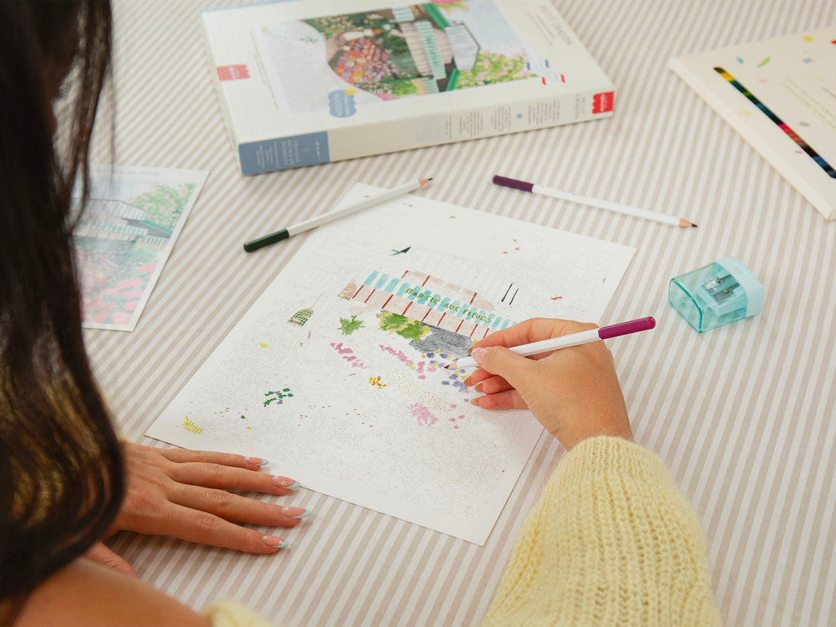 Coloriage au numéro La saison des fleurs – Petit Crayon – La Petite Épicerie – vue 2