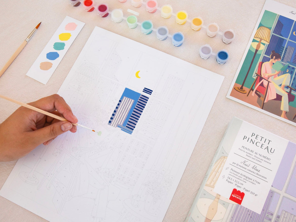 Peinture au numéro adulte Nuit Bleue – Petit Pinceau – La Petite Épicerie – vue 3
