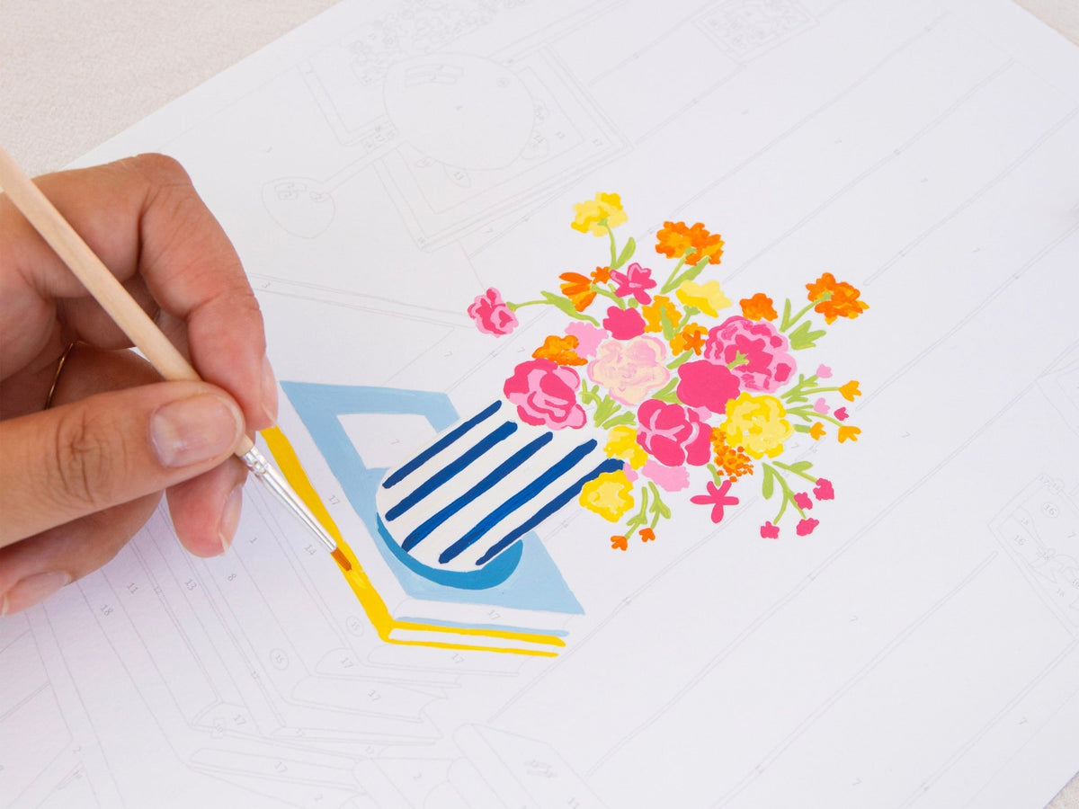 Peinture au numéro Des fleurs et des récits – Petit Pinceau – La Petite Épicerie – vue 3