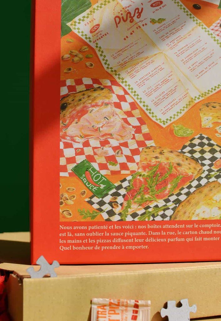 La pizza à emporter - Puzzle 1000 pièces