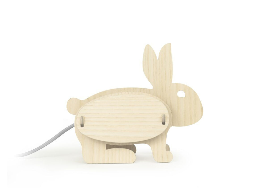 LAMPE ENFANT EN BOIS LAPIN - Gone&