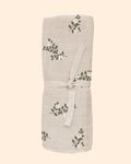 Lange bébé coton bio fleurs de houx - main sauvage