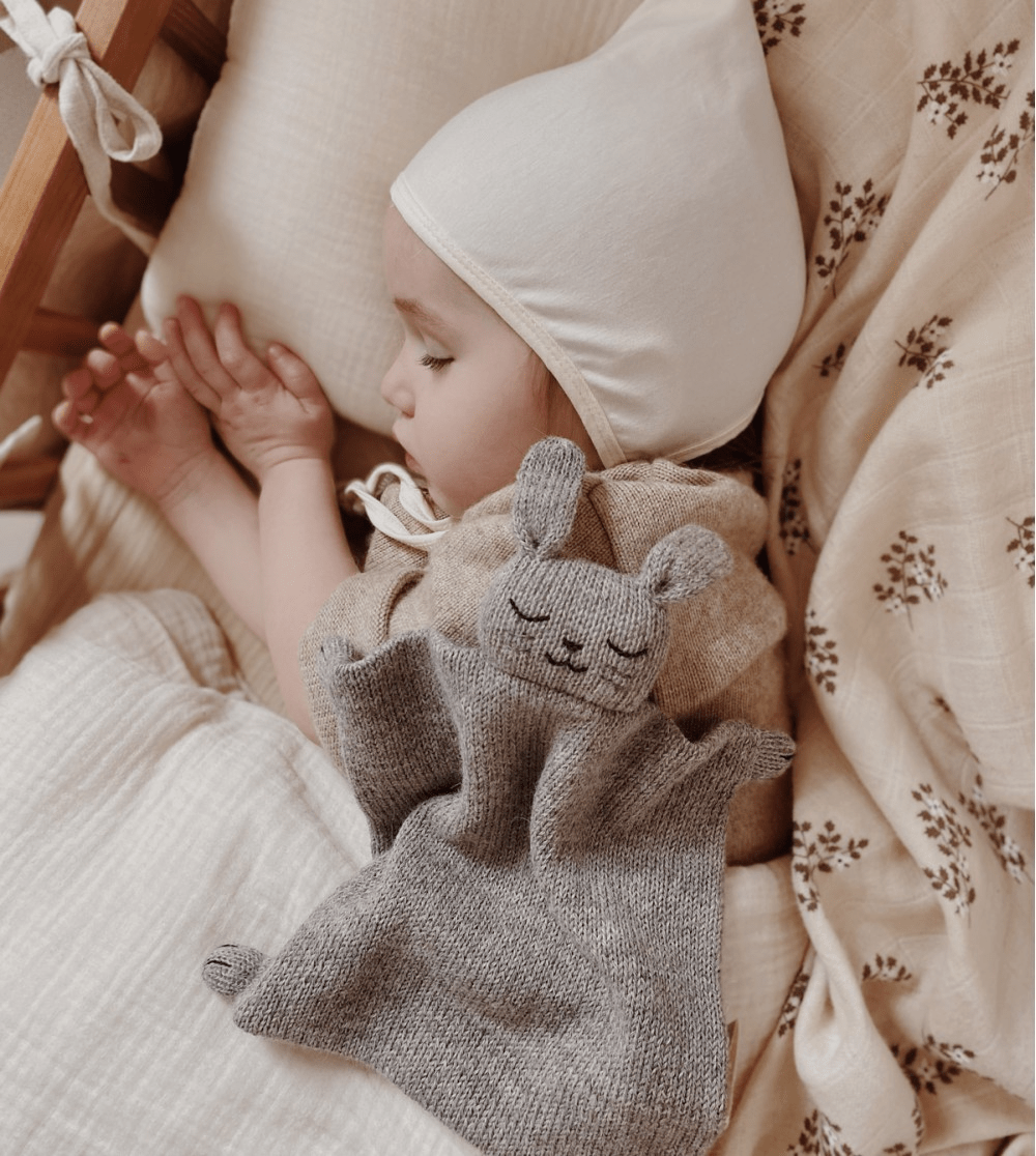 Lange bébé coton bio fleurs de houx - main sauvage