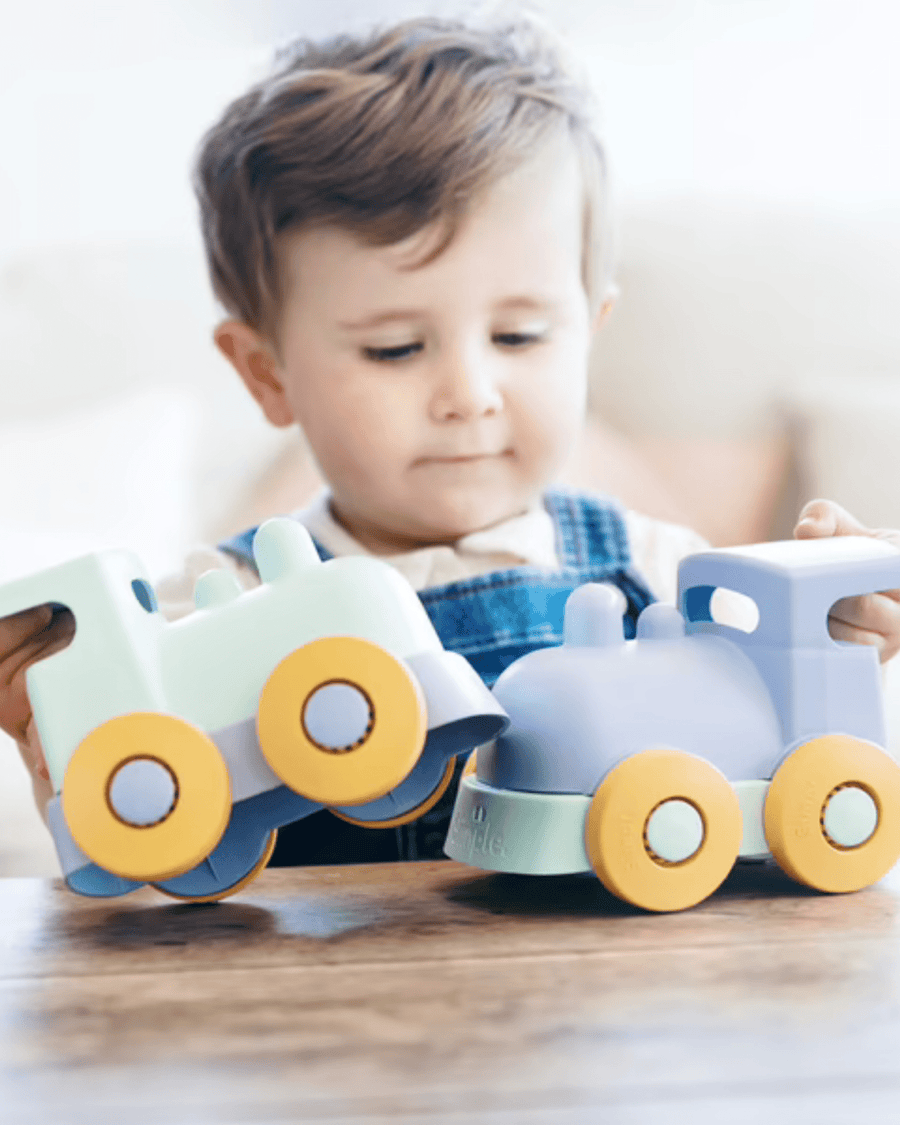 L'explorateur train à promener en bois