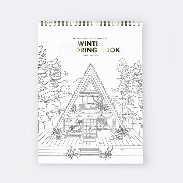 Livre coloriage noël adulte – all the ways to say - Lili Margaret
