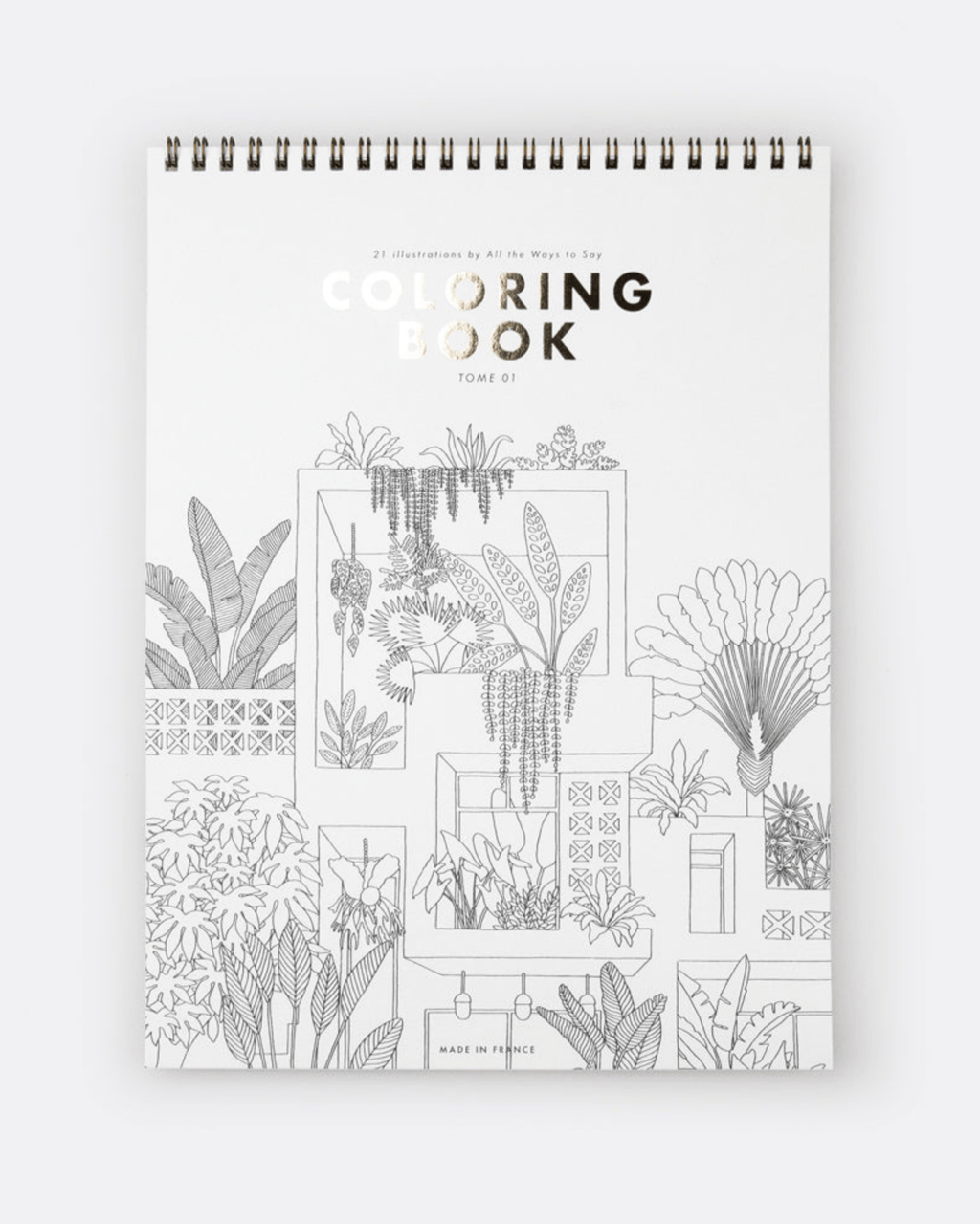 Livre coloriages adulte – nature et fleurs all the ways to say