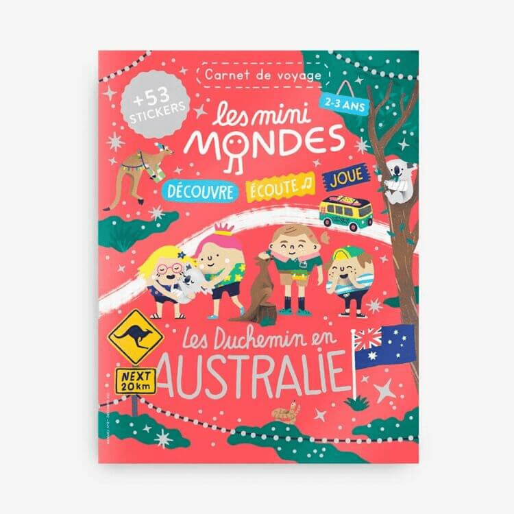 Livre enfant voyages australie - les mini mondes