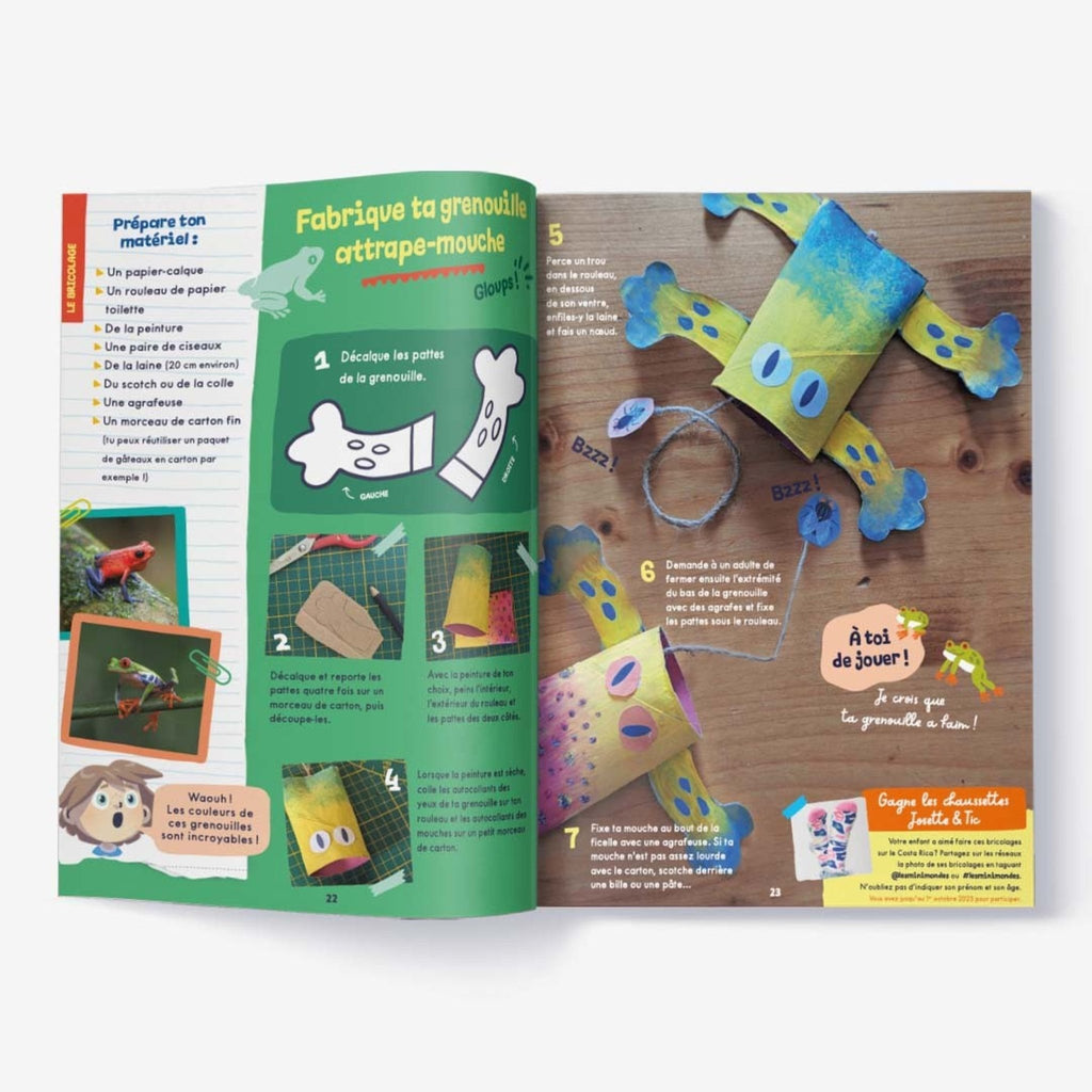 Livre enfant voyages costa rica - les mini mondes