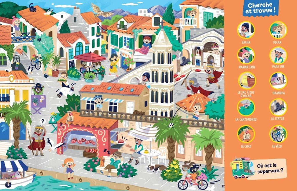 Livre enfant voyages - croatie les mini mondes