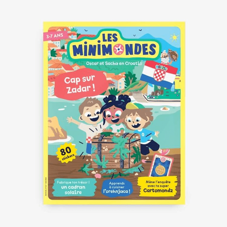Livre enfant voyages - croatie les mini mondes
