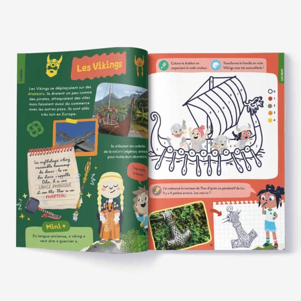 Livre enfant voyages norvège - les mini mondes