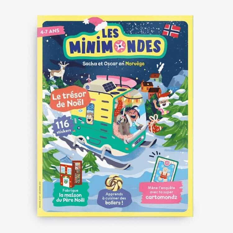 Livre enfant voyages norvège - les mini mondes