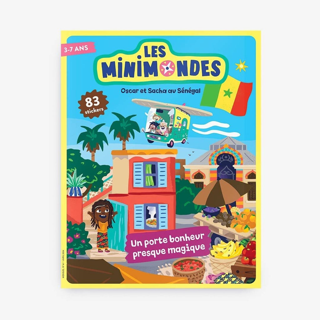 Livre enfant voyages sénégal - les mini mondes