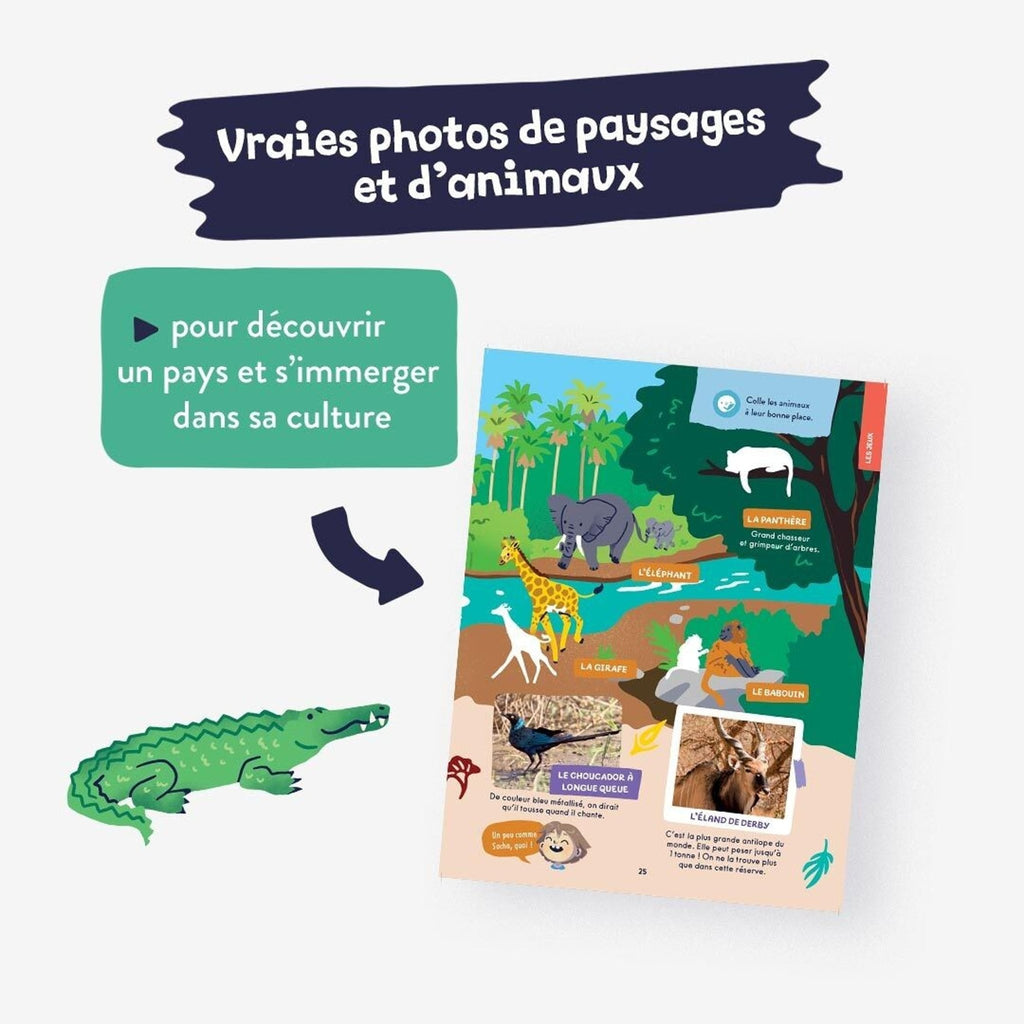 Livre enfant voyages sénégal - les mini mondes