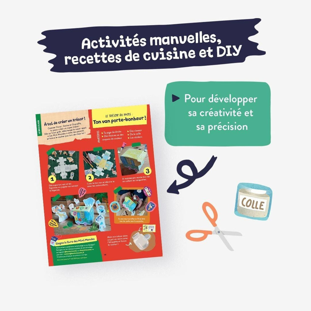 Livre enfant voyages sénégal - les mini mondes