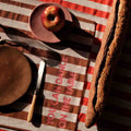 Lot de 2 sets de table - Jeannette Rayures Pecan You can dance on the table