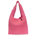 Sac cabas en tricot Lois rose - LOT83