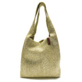 Sac cabas en tricot Lois vert olive clair - LOT83