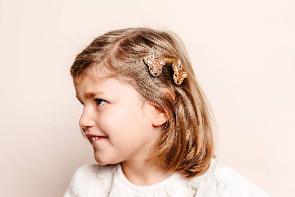 Luciole et Petit Pois - Barrette biche