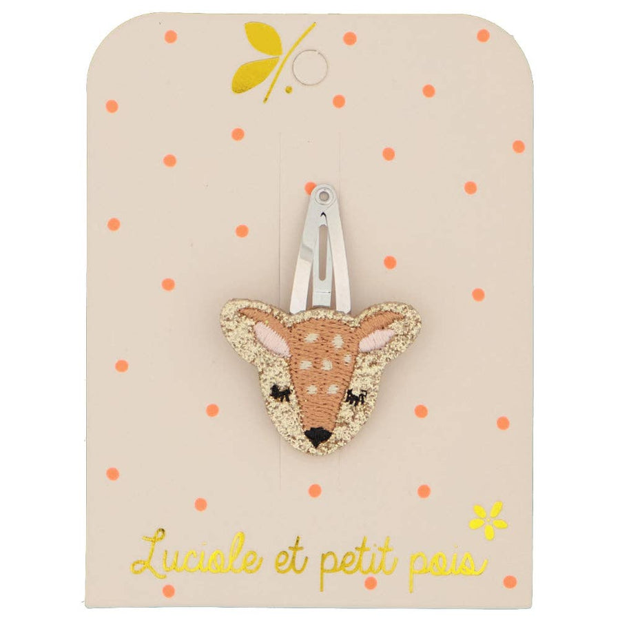Barrette à cheveux fille Biche