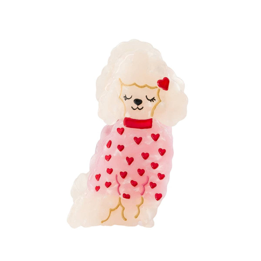 Pince cheveux enfant caniche