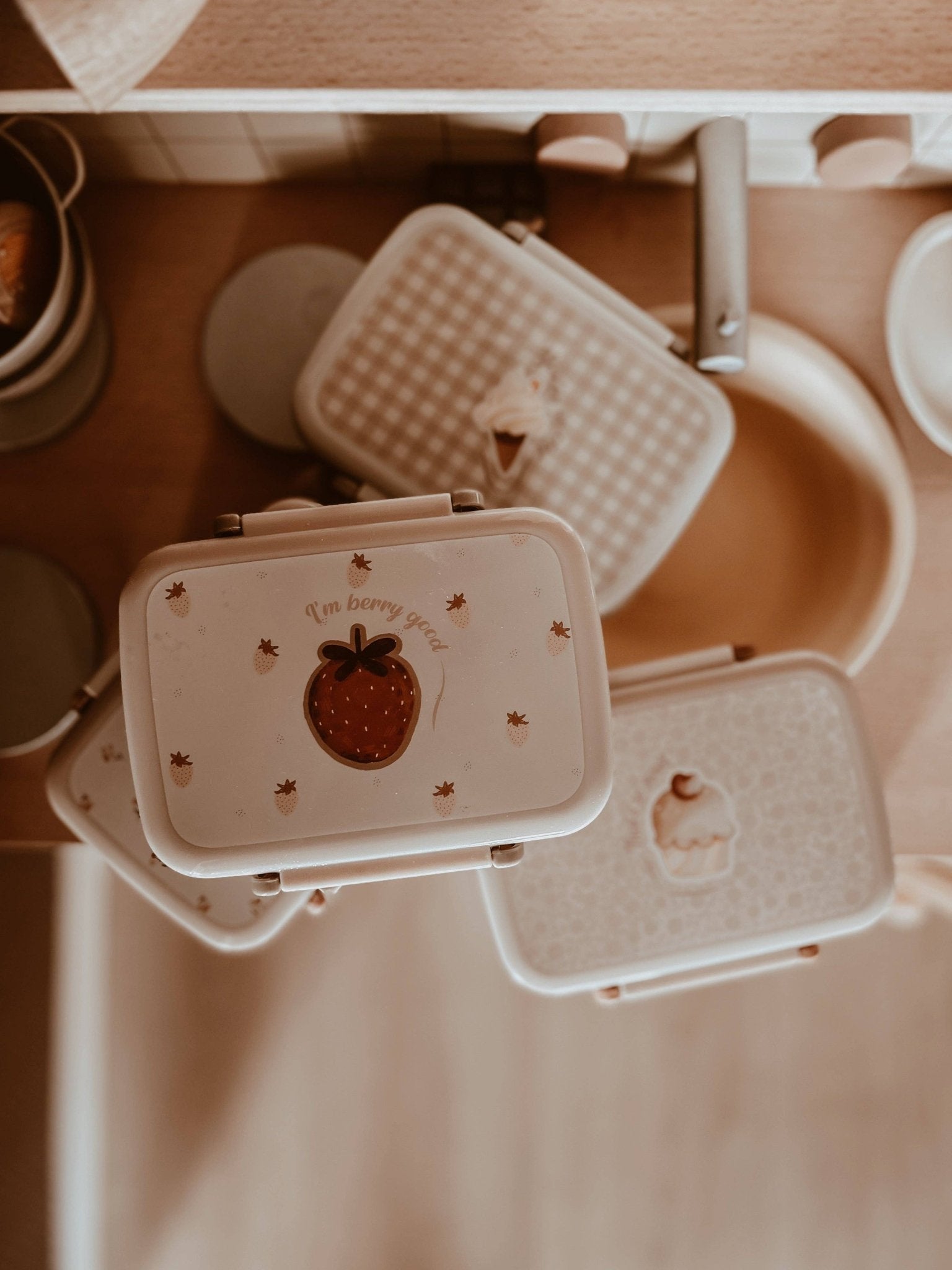 Lunch box fille fraises