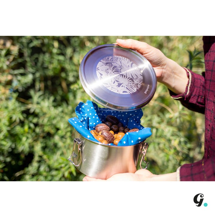 Lunch box inox gravées jungle - gaspajoe