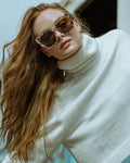 Lunettes de soleil femme luna gold - rean