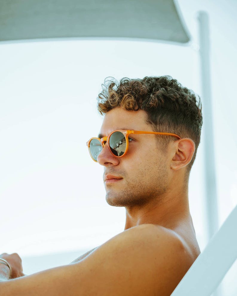 Lunettes de soleil homme/femme lauren yellow