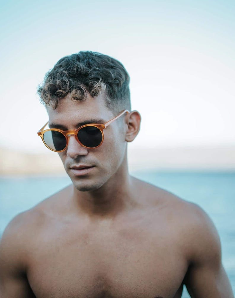 Lunettes de soleil homme/femme lauren yellow - rean