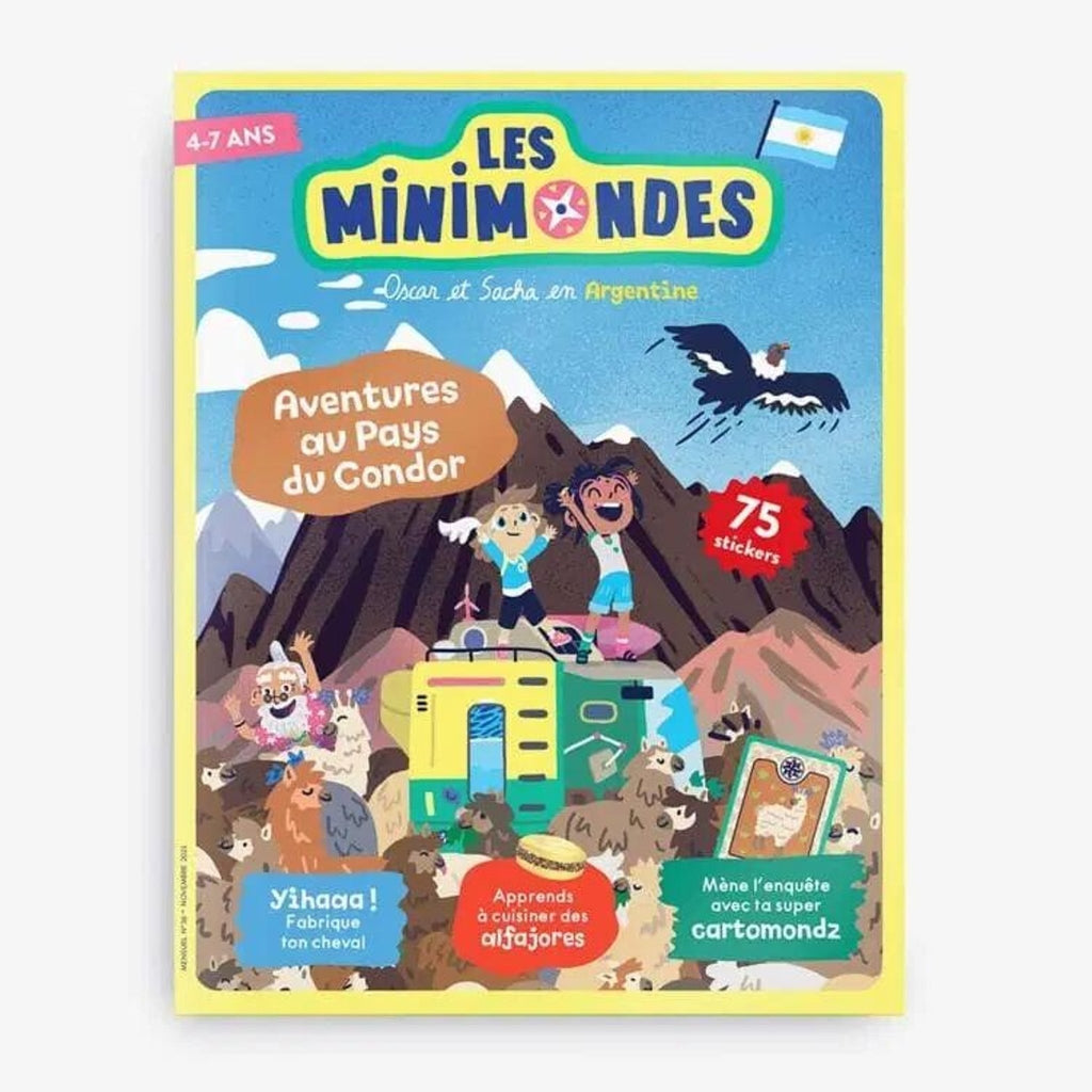 Magazine dactivités pour enfant argentine - les mini mondes