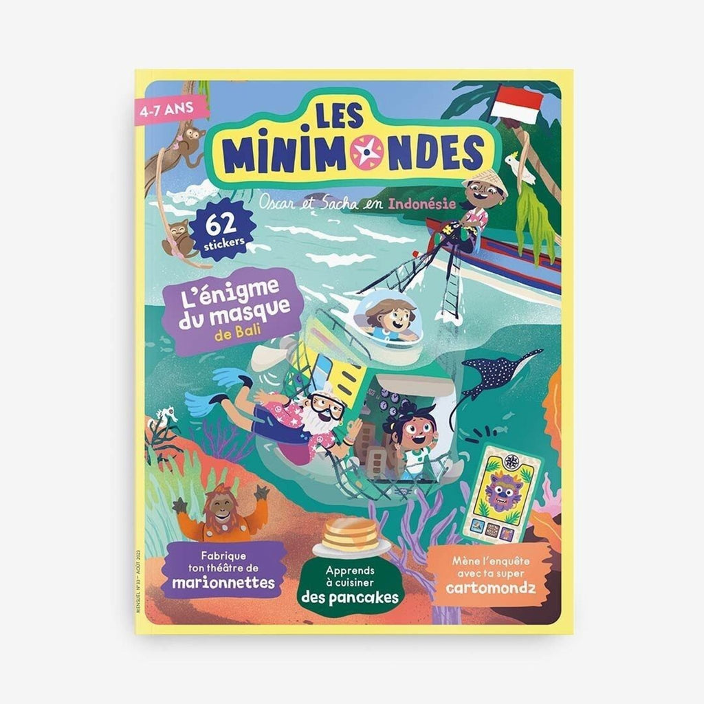 Magazine d'activités pour enfant indonésie - les mini mondes