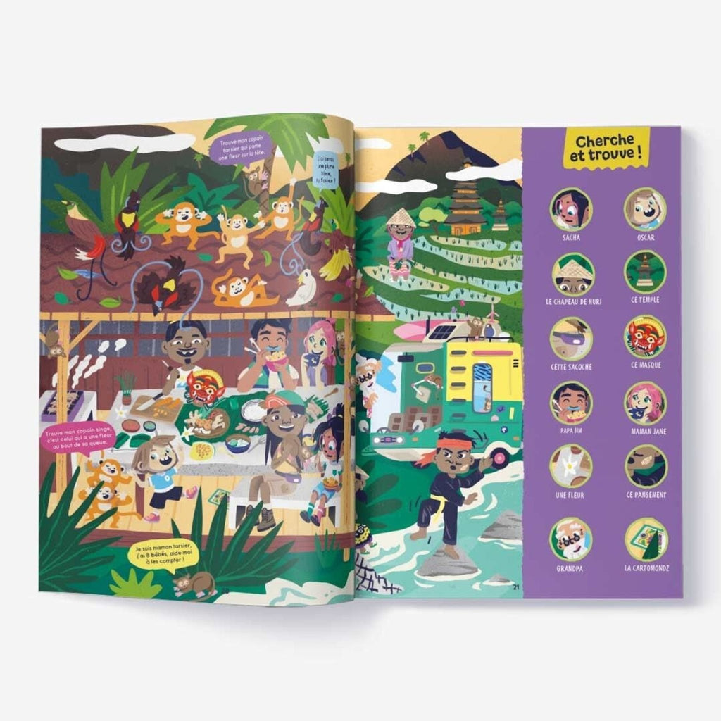 Magazine d'activités pour enfant indonésie - les mini mondes