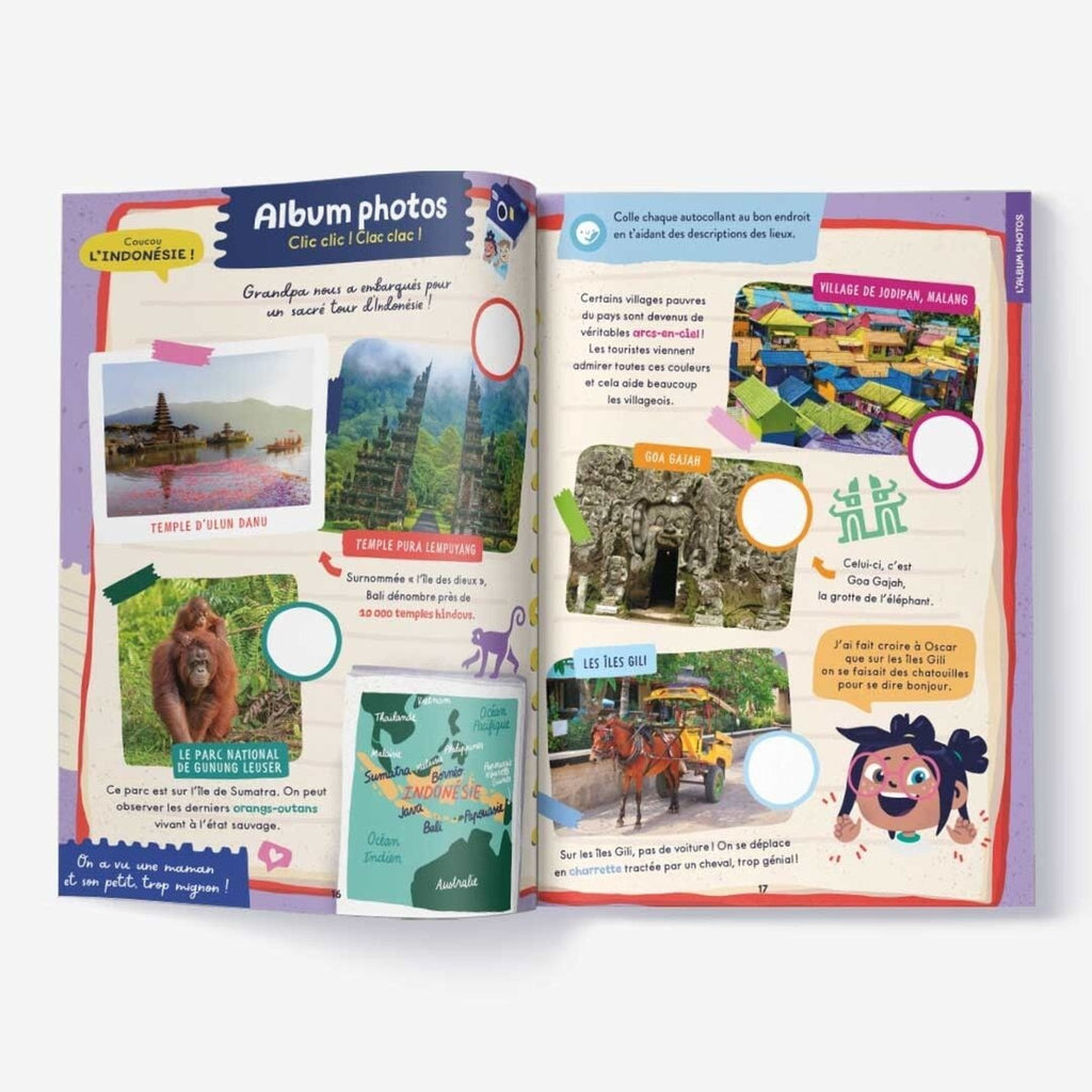 Magazine d'activités pour enfant indonésie - les mini mondes