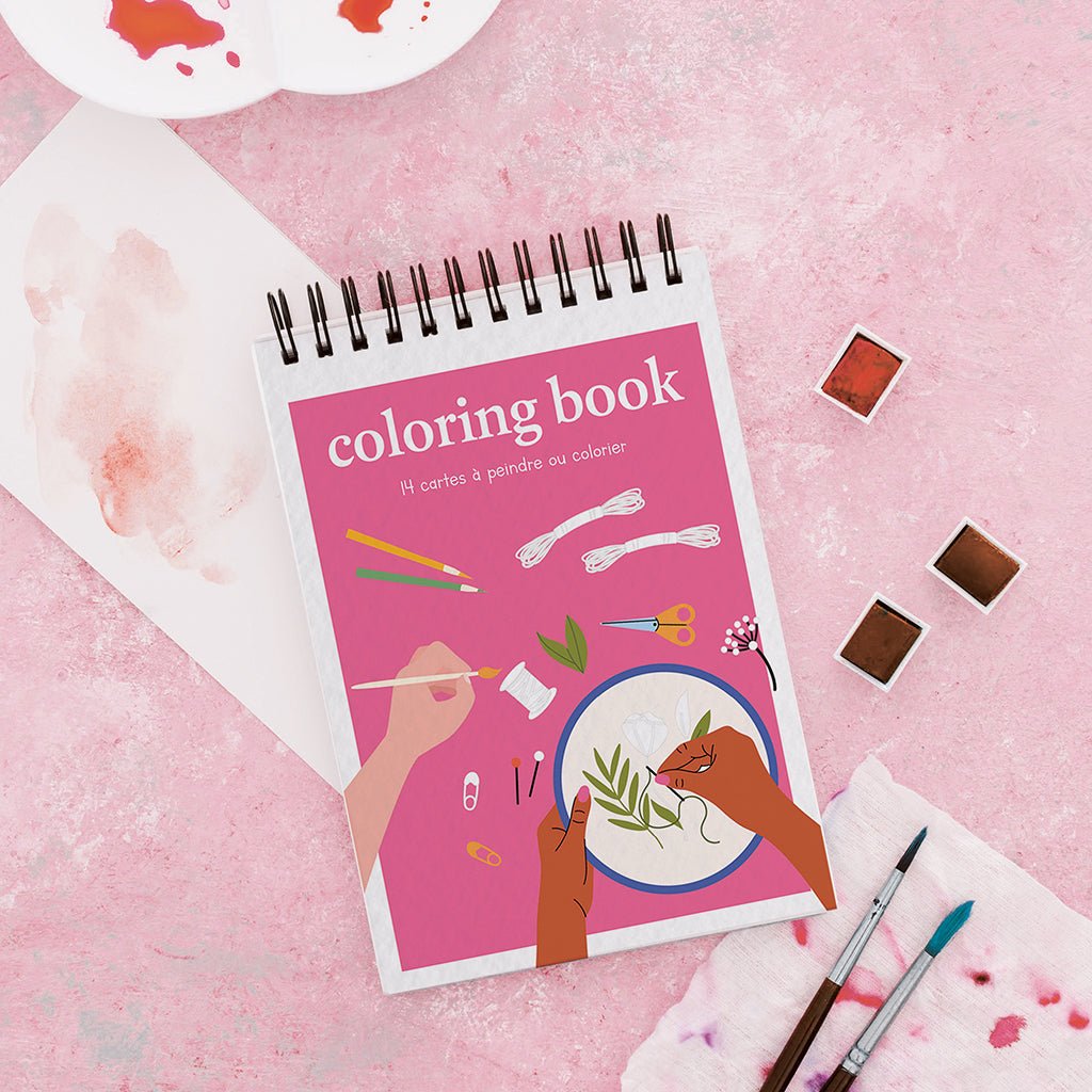Carnet de coloriage A6 Do It Yourself - vue 4