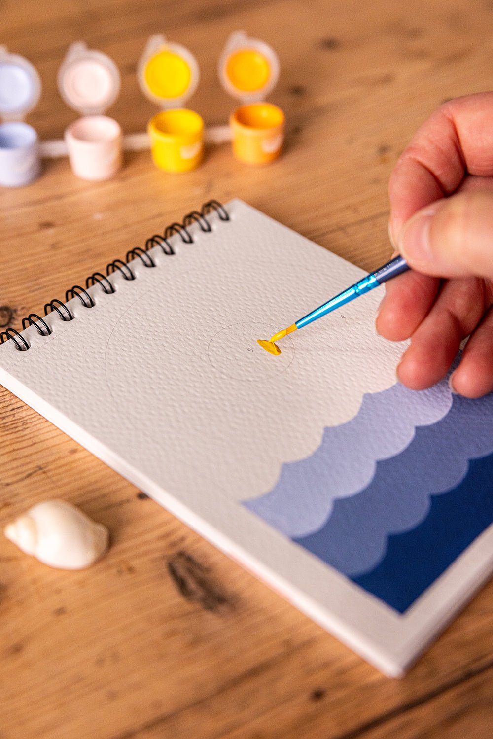 Kit peinture aux numéros adulte Bisous Salés 10 cartes - Maison Joliette - vue 9