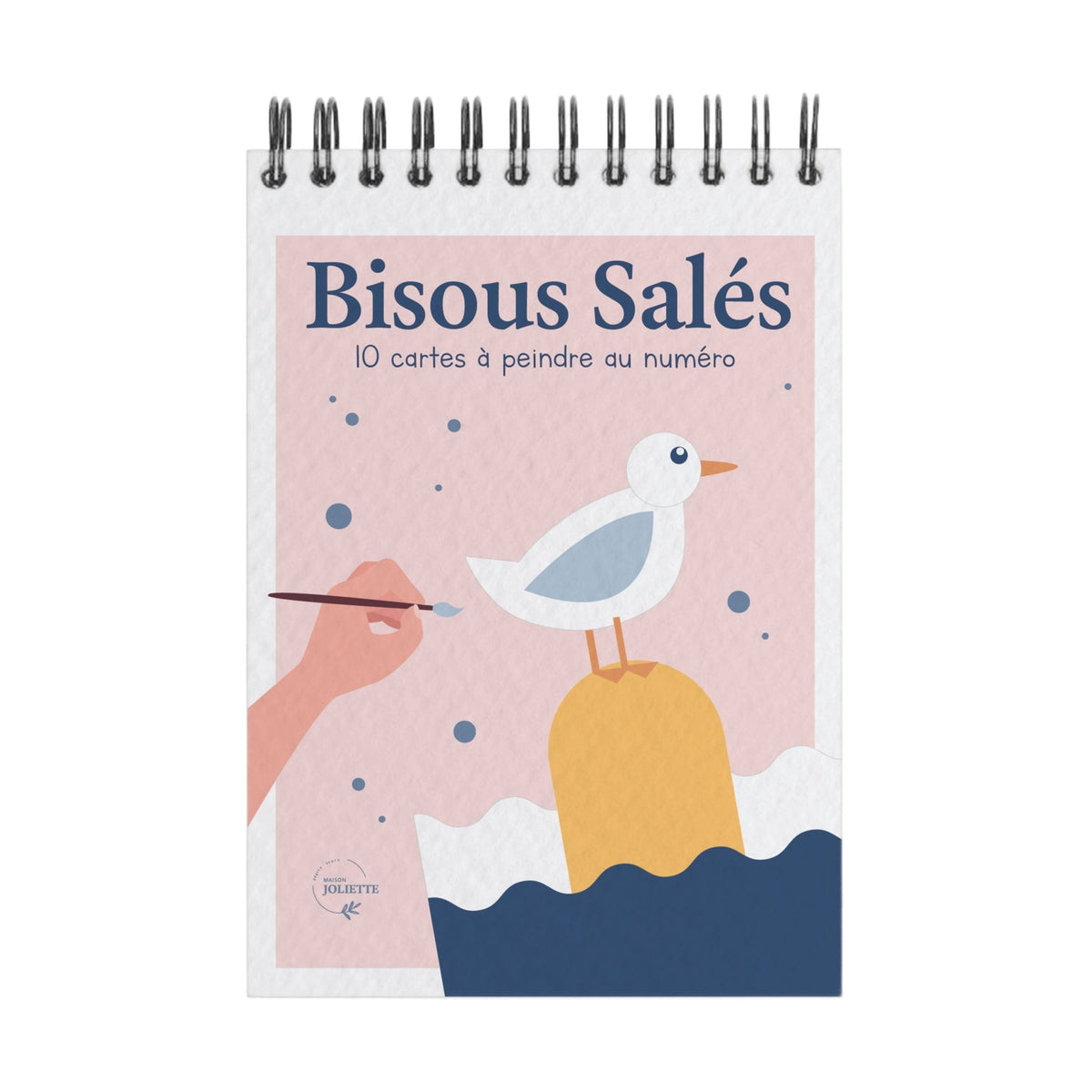 Kit peinture aux numéros adulte Bisous Salés 10 cartes - Maison Joliette - vue 2