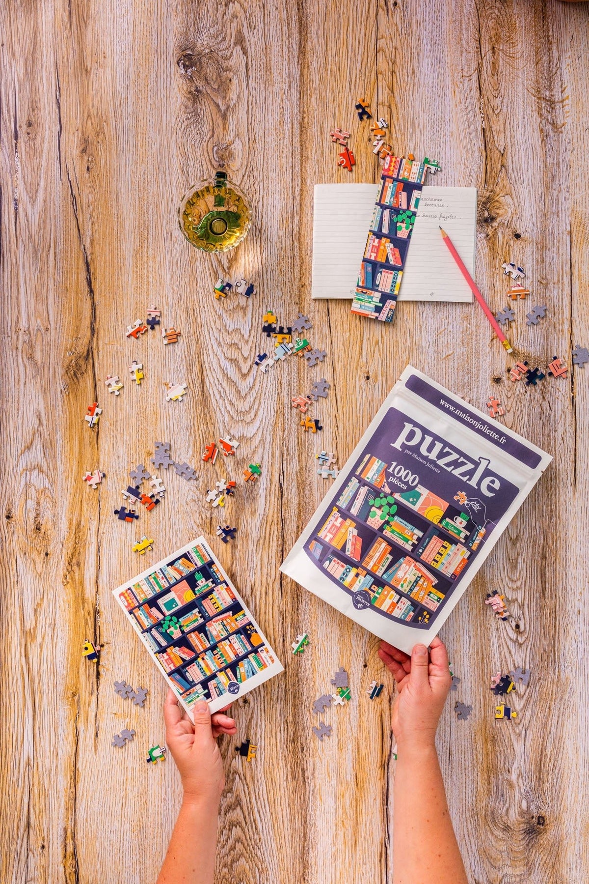 Puzzle adulte 1000 pièces fabriqué en France Book Lovers - Maison Joliette - vue 13