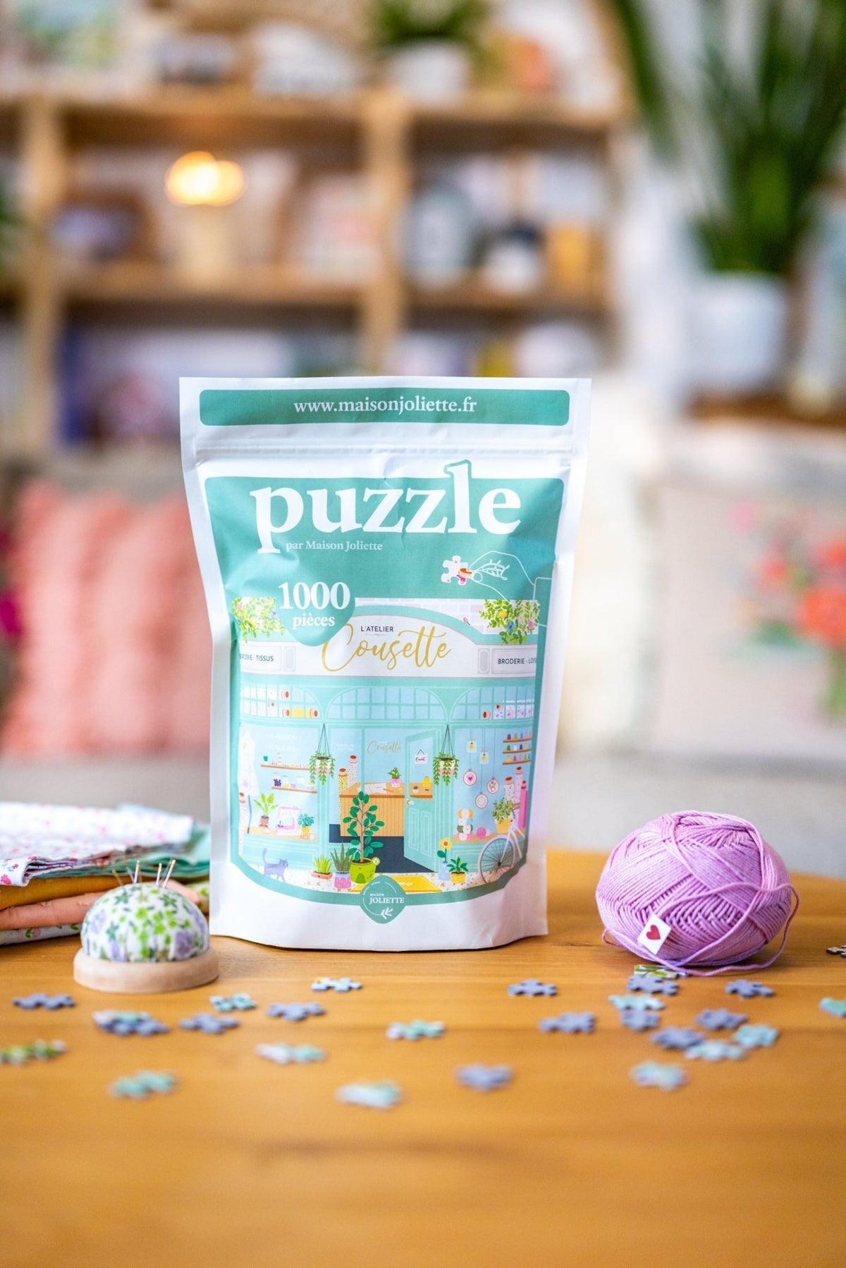 Puzzle adulte 1000 pièces fabriqué en France L’Atelier Cousette - Maison Joliette - vue 8