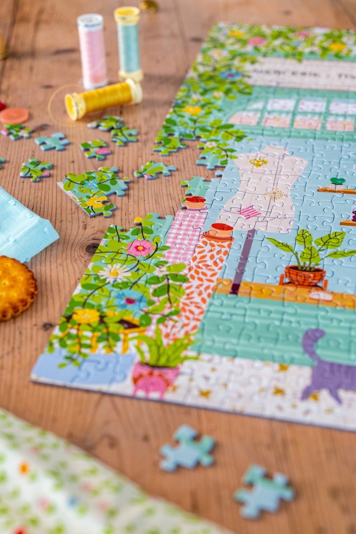 Puzzle adulte 1000 pièces fabriqué en France L’Atelier Cousette - Maison Joliette - vue 5