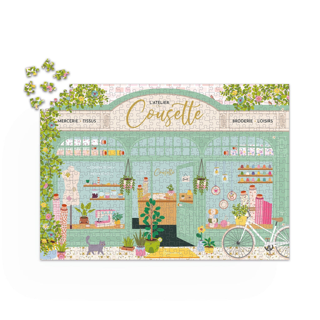 Puzzle adulte 1000 pièces fabriqué en France L’Atelier Cousette - Maison Joliette