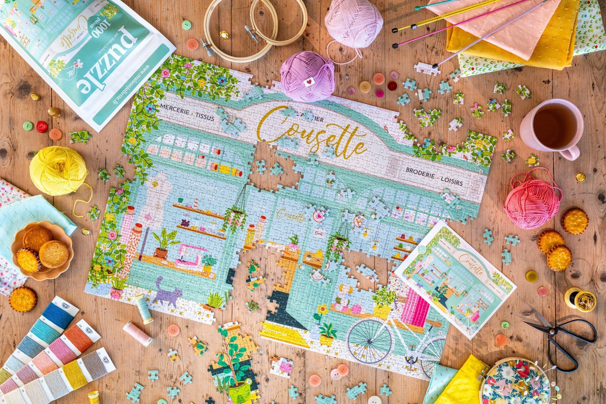 Puzzle adulte 1000 pièces fabriqué en France L’Atelier Cousette - Maison Joliette - vue 10
