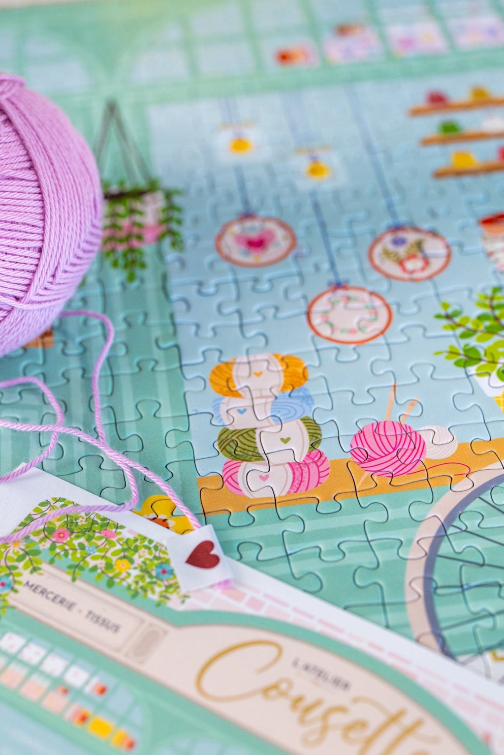 Puzzle adulte 1000 pièces fabriqué en France L’Atelier Cousette - Maison Joliette - vue 4