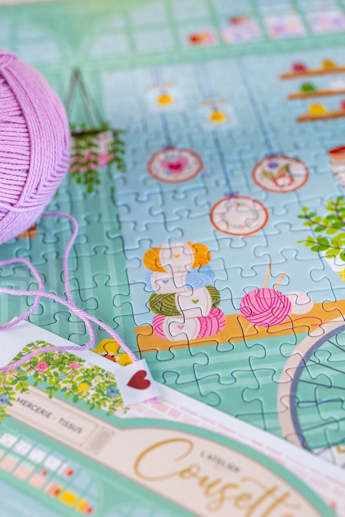 Puzzle adulte 1000 pièces fabriqué en France L’Atelier Cousette - Maison Joliette - vue 4