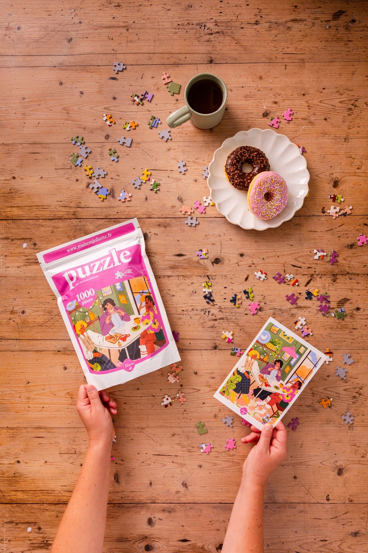 Puzzle adulte 1000 pièces fabriqué en France Les Copines - Maison Joliette - vue 13
