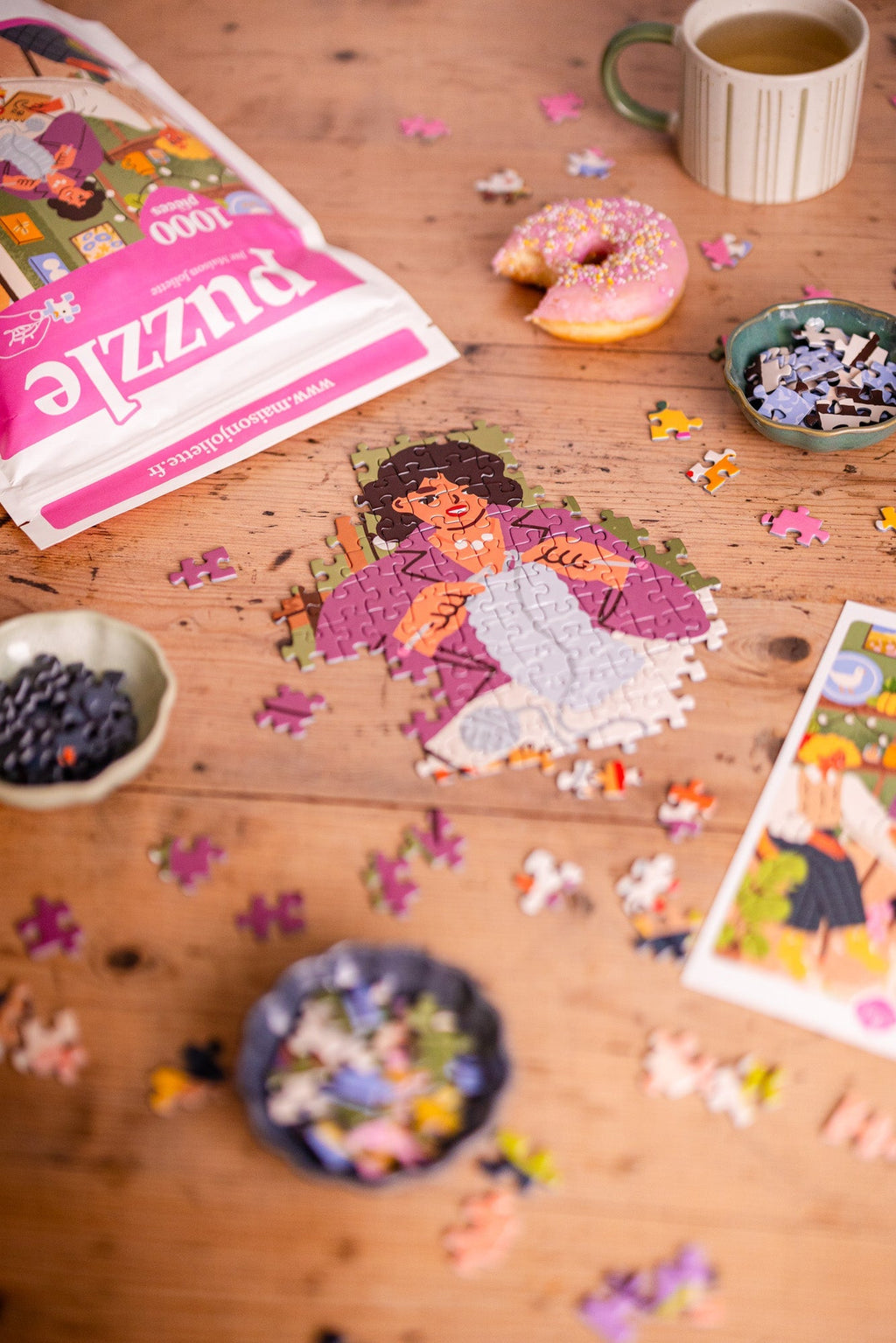 Puzzle adulte 1000 pièces fabriqué en France Les Copines - Maison Joliette - vue 11
