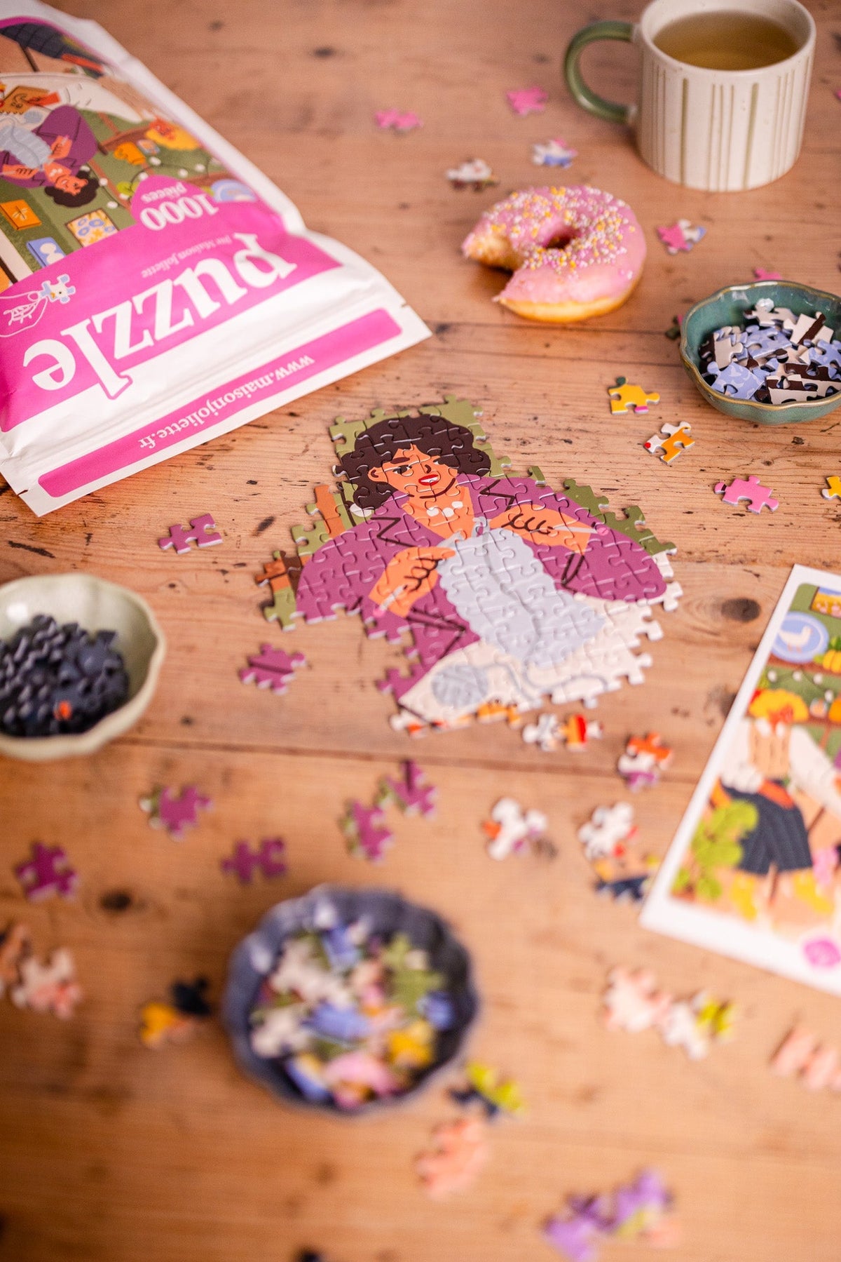 Puzzle adulte 1000 pièces fabriqué en France Les Copines - Maison Joliette - vue 11