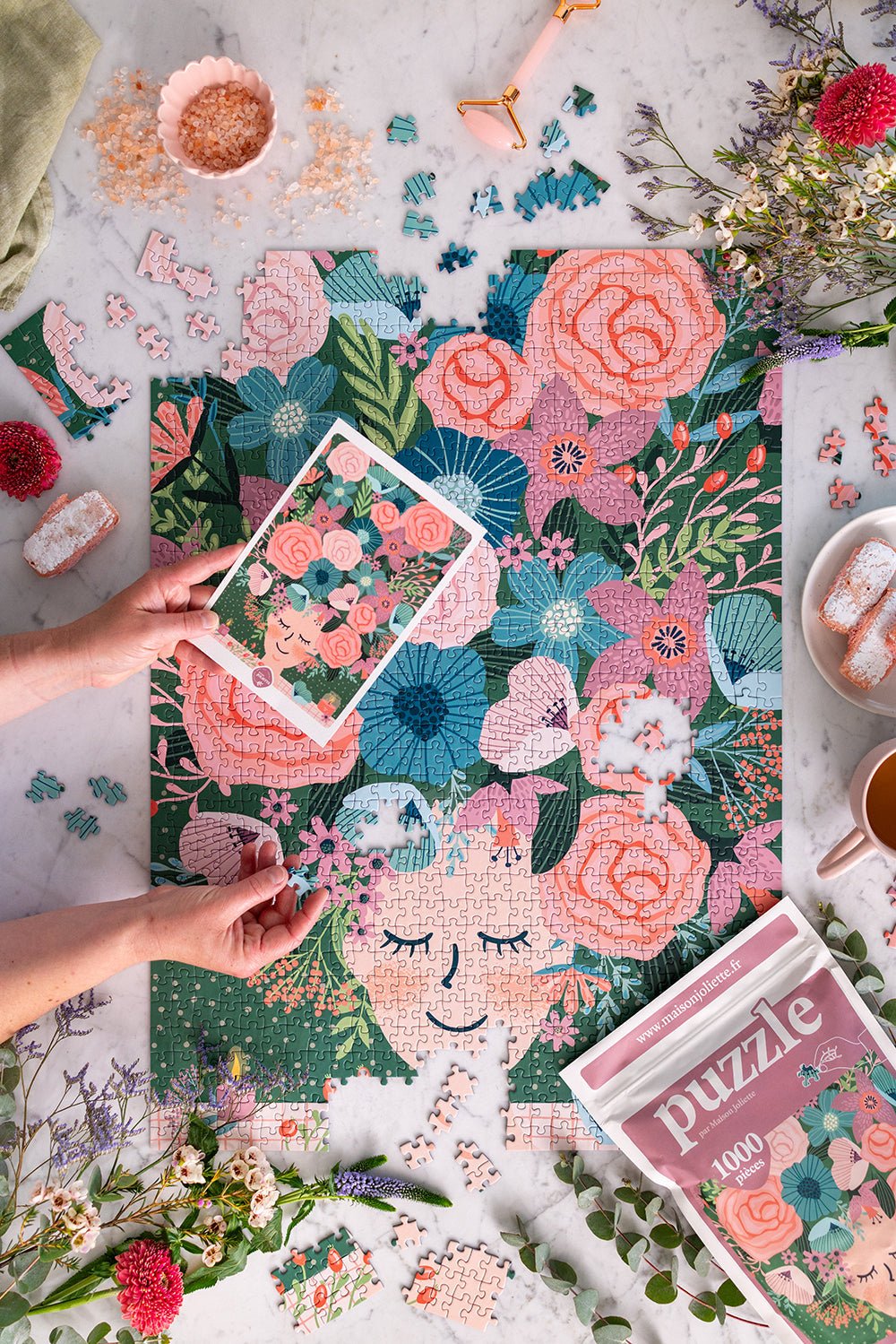 Puzzle adulte 1000 pièces fabriqué en France Rêveries - Maison Joliette - vue 11