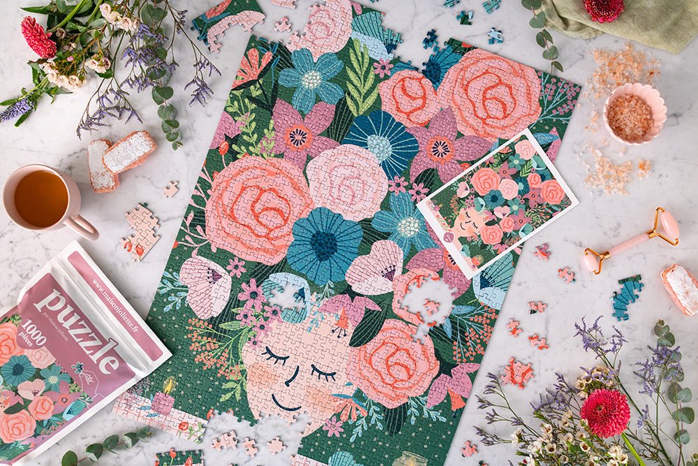 Puzzle adulte 1000 pièces fabriqué en France Rêveries - Maison Joliette - vue 7